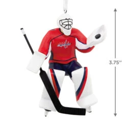 NHL Washington Capitals® Goalie Hallmark Ornament -Hallmark Gift Shop NHL Washington Capitals Goalie Christmas Ornament 1OSL1880 03
