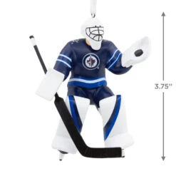 NHL Winnipeg Jets™ Goalie Hallmark Ornament -Hallmark Gift Shop NHL Winnipeg Jets Goalie Christmas Ornament 1OSL1881 03