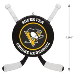 NHL Hockey Personalized Ornament, Pittsburgh Penguins® -Hallmark Gift Shop NHLHockey Personalized Ornament Pittsburgh Penguins 2499QHE1925B12 03