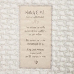 Nana And Me Cuddle Blanket, 50x60 -Hallmark Gift Shop Nana And Me Cuddle Blanket 5004740028 03