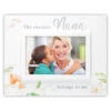 Malden The Sweetest Nana Floral Picture Frame, 4x6 -Hallmark Gift Shop Nana Floral White Picture Frame With Message 8048646 01