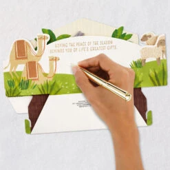 Hallmark Joy To The World Nativity Scene 3D Pop-Up Christmas Card -Hallmark Gift Shop Nativity Scene 3D PopUp Christmas Card 799XPJ9999 07