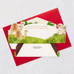 Hallmark Joy To The World Nativity Scene 3D Pop-Up Christmas Card -Hallmark Gift Shop Nativity Scene 3D PopUp Christmas Card 799XPJ9999 08