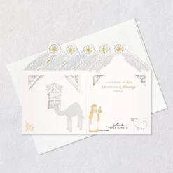 Hallmark Joy To The World Nativity Scene Musical 3D Pop-Up Christmas Card With Light -Hallmark Gift Shop Nativity Scene Musical 3D PopUp Christmas Card 1099XOD2011 07