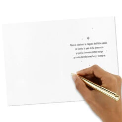 Hallmark Folk-Art Nativity Spanish-Language Boxed Christmas Cards, Pack Of 16 -Hallmark Gift Shop Nativity SpanishLanguage Boxed Christmas Cards 1BXH1016 06