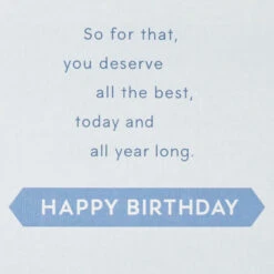 Hallmark You Deserve The Best Birthday Card For Dad -Hallmark Gift Shop Natural Colors Nature Sketch Birthday Card for Dad 799MAN4244 03