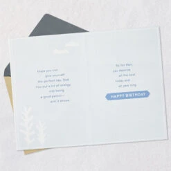 Hallmark You Deserve The Best Birthday Card For Dad -Hallmark Gift Shop Natural Colors Nature Sketch Birthday Card for Dad 799MAN4244 04