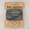 Natural Life Teal/Gold Medallion Boho Bandeau -Hallmark Gift Shop Natural Life Blue and Gold Medallion Boho Bandeau BBW217 01
