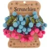 Natural Life Floral Pom-Pom Scrunchies, Set Of 2