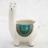 Natural Life Cream Ceramic Llama Planter -Hallmark Gift Shop Natural Life Cream Ceramic Llama Planter PLNT073 01