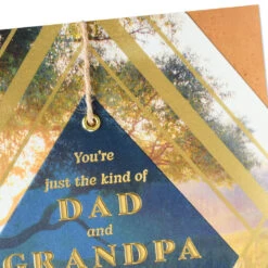 Hallmark You're A Great Man, Dad And Grandpa Birthday Card From Us -Hallmark Gift Shop Nature Birthday Card for Grandpa 659MAN4238 04