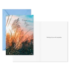 Hallmark Tranquil Nature Sympathy Cards, Pack Of 10 -Hallmark Gift Shop Nature Landscapes Sympathy Cards Pack 799WWZ1055 03