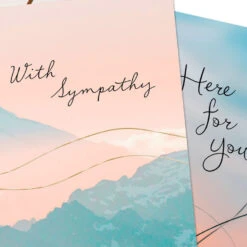 Hallmark Tranquil Nature Sympathy Cards, Pack Of 10 -Hallmark Gift Shop Nature Landscapes Sympathy Cards Pack 799WWZ1055 04