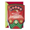 Hallmark Naughty Or Nice Detector Funny Christmas Card With Sound And Light -Hallmark Gift Shop Naughty or Nice Detector Funny Christmas Card With Sound and Light 959XOC5029 01
