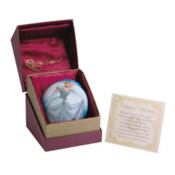 Disney Princess Ne'Qwa Art® Cinderella Hand-Painted Glass Hallmark Ornament -Hallmark Gift Shop NeQwa Art Cinderella Glass Christmas Ornament 3HCM3808 10