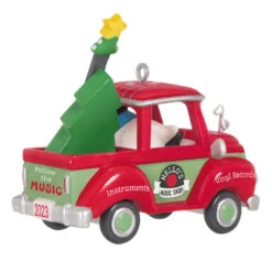 Hallmark Holiday Parade Nello's Music Shop Truck 2023 Ornament -Hallmark Gift Shop Nellos Music Shop Truck Keepsake Ornament 1799QXR8079 06