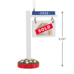 New Home Sold Sign 2025 Hallmark Ornament -Hallmark Gift Shop New Home Sold Sign 2025 Christmas Ornament 1HGO3588 04