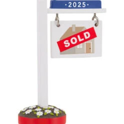 New Home Sold Sign 2025 Hallmark Ornament -Hallmark Gift Shop New Home Sold Sign 2025 Christmas Ornament 1HGO3588 06