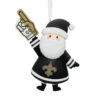 NFL New Orleans Saints Santa Fan Hallmark Ornament -Hallmark Gift Shop New Orleans Saints Santa Fan Christmas Ornament 1OSL2593 01