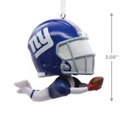 NFL New York Giants Bouncing Buddy Hallmark Ornament -Hallmark Gift Shop New York Giants Bobblehead Christmas Ornament 1OSL2410 03