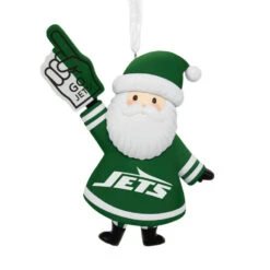 NFL New York Jets Santa Fan Hallmark Ornament