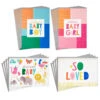 Hallmark Welcome Baby Assorted New Baby Cards, Pack Of 16 -Hallmark Gift Shop Newborn Congratulations Pastel New Baby Cards Pack 5STZ1317 01