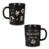 Hallmark Disney Tim Burton's The Nightmare Before Christmas Let The Nightmare Begin Mug, 16.5 Oz. -Hallmark Gift Shop Nightmare Before Christmas Black Quote Mug 1HGN1512 01