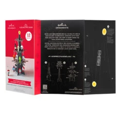 Disney Tim Burton's The Nightmare Before Christmas Hallmark Countdown Calendar Paper Tree Set With 12 Mini Ornaments -Hallmark Gift Shop Nightmare Before Christmas Countdown Calendar Tree 3HCM2924 10
