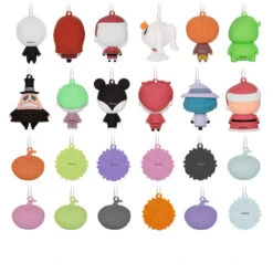 Disney Tim Burton's The Nightmare Before Christmas Hallmark Countdown Calendar Box With 24 Mini Ornaments -Hallmark Gift Shop Nightmare Before Christmas Countdown Calendar 3HCM4886 07