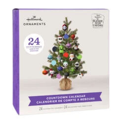 Disney Tim Burton's The Nightmare Before Christmas Hallmark Countdown Calendar Box With 24 Mini Ornaments -Hallmark Gift Shop Nightmare Before Christmas Countdown Calendar 3HCM4886 08