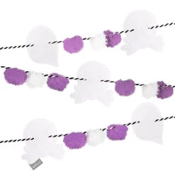 Disney Tim Burton's The Nightmare Before Christmas Fabric Hallmark Garland, 72" -Hallmark Gift Shop Nightmare Before Christmas Garland 3HCM4754 07