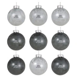 Hallmark Disney Tim Burton's The Nightmare Before Christmas Halloween Town Glass Ornaments, Set Of 9 -Hallmark Gift Shop Nightmare Before Christmas Glass Ball Keepsake Ornaments 2999QSB6289 06