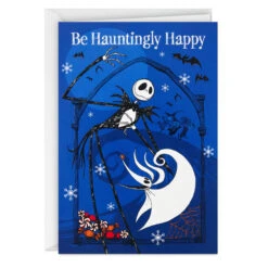 Hallmark Disney Tim Burton's The Nightmare Before Christmas Hauntingly Happy Boxed Cards, Pack Of 16 -Hallmark Gift Shop Nightmare Before Christmas Holiday Boxed Cards 5STZ1165 02
