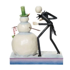 Enesco Jim Shore Disney Tim Burton's The Nightmare Before Christmas Jack With Snowman Figurine, 6.5" -Hallmark Gift Shop Nightmare Before Christmas Jack With Snowman Figurine 6013056 02