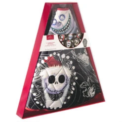 Hallmark Disney Tim Burton's The Nightmare Before Christmas Halloween Town Christmas Tree Skirt, 48" -Hallmark Gift Shop Nightmare Before Christmas Keepsake Tree Skirt 7999QFM3939 04