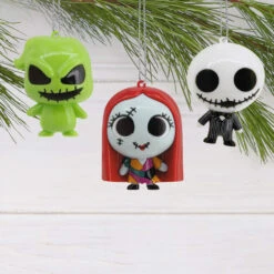 Disney Tim Burton's The Nightmare Before Christmas Series 3 Mystery Shatterproof Hallmark Ornament -Hallmark Gift Shop Nightmare Before Christmas Mystery Ornament 3HCM4445 03