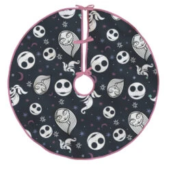 Disney Tim Burton's The Nightmare Before Christmas Fabric Hallmark Tree Skirt, 48"