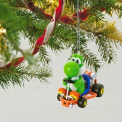 Hallmark Nintendo Mario Kart™ Yoshi Ornament -Hallmark Gift Shop Nintendo Mario Kart Yoshi Keepsake Ornament 1QXV1231 02
