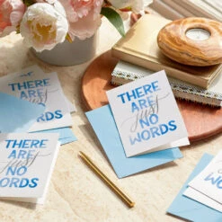 Hallmark There Are No Words Blank Sympathy Notes, Pack Of 20 -Hallmark Gift Shop No Words Tough Times Sympathy Cards Pack 5STZ1343 06