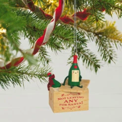 Hallmark A Case Of Christmas Cheer Ornament -Hallmark Gift Shop None for Santa Wine Crate Keepsake Ornament 1799QGO2869 02
