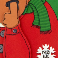 Hallmark Nose-Picking Moose Funny Musical Christmas Card With Motion -Hallmark Gift Shop NosePicking Moose Funny Christmas Card With Music 999XOC1054 04