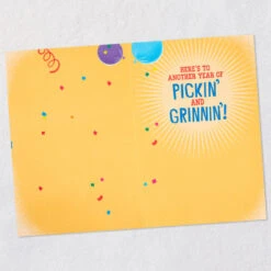 Hallmark Pickin' And Grinnin' Funny Musical Birthday Card With Motion -Hallmark Gift Shop NosePicking Pug Funny Musical and Motion Birthday Card 959ARH1597 06