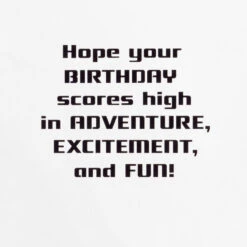 Hallmark Ready To Play Video Game Musical Birthday Card With Light -Hallmark Gift Shop Online Gaming LightUp Birthday Card With Music 999ARH1651 02