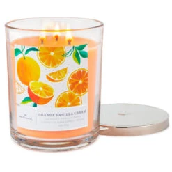 Hallmark Orange Vanilla Cream 3-Wick Jar Candle, 16 Oz. 6 Hallmark Orange Vanilla Cream 3-Wick Jar Candle, 16 Oz. -Hallmark Gift Shop Orange Vanilla Cream 3Wick Jar Candle 1BGC1062 02