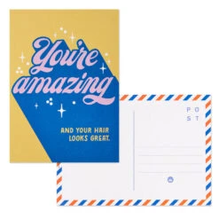 Hallmark Keep It Sunny Postcards, Book Of 10 -Hallmark Gift Shop Orange and Blue Keep It Sunny Postcards 1SOM3857 03