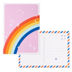 Hallmark Keep It Sunny Postcards, Book Of 10 -Hallmark Gift Shop Orange and Blue Keep It Sunny Postcards 1SOM3857 04