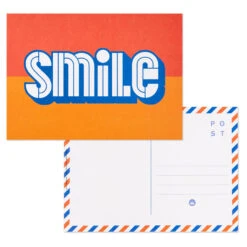 Hallmark Keep It Sunny Postcards, Book Of 10 -Hallmark Gift Shop Orange and Blue Keep It Sunny Postcards 1SOM3857 07