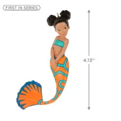 Hallmark Mythical Mermaids Ornament -Hallmark Gift Shop Orange and Blue Mermaid Keepsake Ornament 1799QXR8257 03
