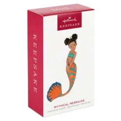 Hallmark Mythical Mermaids Ornament -Hallmark Gift Shop Orange and Blue Mermaid Keepsake Ornament 1799QXR8257 04