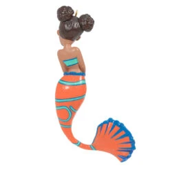 Hallmark Mythical Mermaids Ornament -Hallmark Gift Shop Orange and Blue Mermaid Keepsake Ornament 1799QXR8257 06